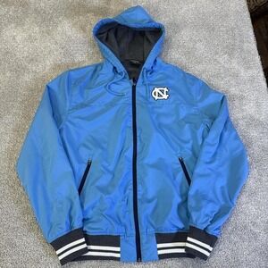 Vintage 90s UNC Tar Heels Embroidered Full Zip Jacket NCAA Medium